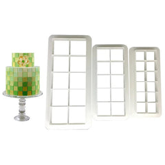 قطاعات بلاستيك مربعات 3 قطع