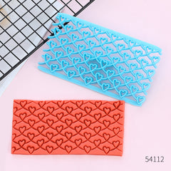 Fondant printing mesh template