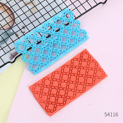 Fondant printing mesh template