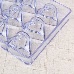 قالب شوكولاته اكريليك قلب