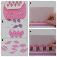 قطاعات بلاستيك معينات 2 قطعة