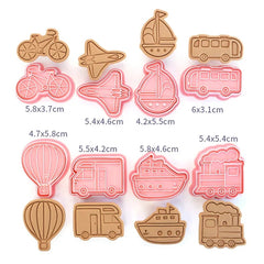 قطاعات سفينة- سيارة - قطار - دراجة 8 قطع