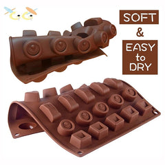 2245 - Assorted chocolate silicone mold