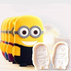 Biscuit cutters with Minion cartoon characters, 2 pieces