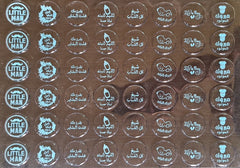 ورق ترانسفير عبارات مواليد وايقونات منوعة