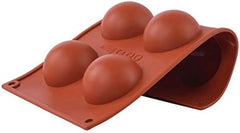 قالب سيليكون نصف كرة 6 تجويف