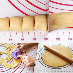 مفرش عجين كبير من السيليكون سميكة للغاية غير لاصقة 60*40