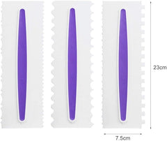 3 Piece Cake Scrapers Set