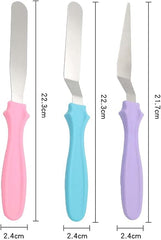 مجموعة ادوات ملاعق الكريمة من 3 قطع