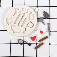 قالب سيليكون ادوات الطبيب