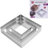 قالب كيك رنق شكل مربع 3 قطع