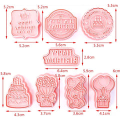 قطاعات عيد ميلاد 8 قطع