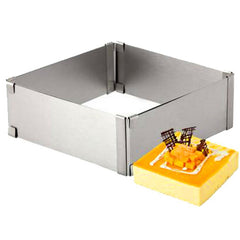 قالب كيك رنق شكل مربع قابل لتعديل المقاس