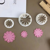 قطاعة بلاستيك وردة 3 قطع