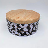 علب تخزين معدنية لتخزين الشوكولاتة والبسكويت والحبوب اللون مزيج