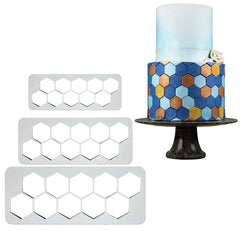 قطاعات بلاستيك سداسي 3 قطع