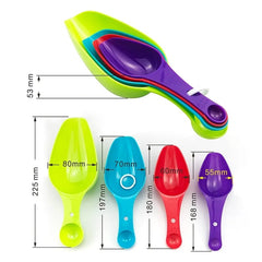 مجموعة من ملاعق قياس 4 قطع