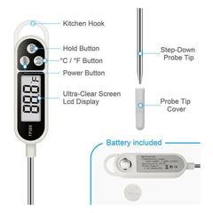 Electronic food thermometer