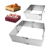 قالب كيك رنق شكل مربع قابل لتعديل المقاس