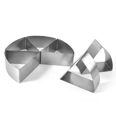 قالب دائري منفصل على شكل مثلثات للموس كيك