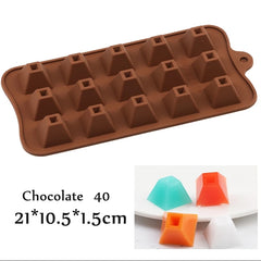 قالب سيليكون شوكولاته هرمي ch-1017