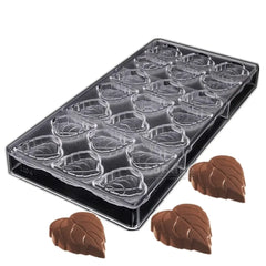 قالب شوكولاته اكريليك ورق شجر