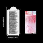 قالب ستنسل لتزيين الكيك pc- 1881OD