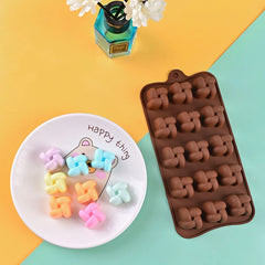 قالب سيليكون شوكولاته ورد ch-1014