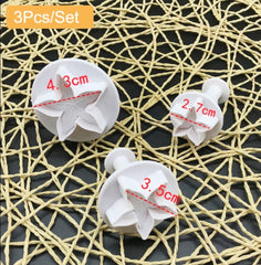 قطاعة بلاستيك الورق الزهرية 3 قطع