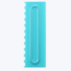 Plastic cake scrapers