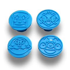 مجموعة من 8 قطع من قوالب البسكويت الكرتونية الانيمي رغيف