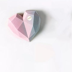 Diamond heart silicone mold