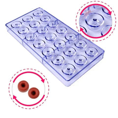 Hollow acrylic chocolate mold