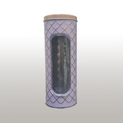 علب تخزين معدنية لتخزين الشوكولاتة والبسكويت والحبوب شكل اسطواني