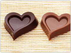 قالب شوكولاته اكريليك قلب