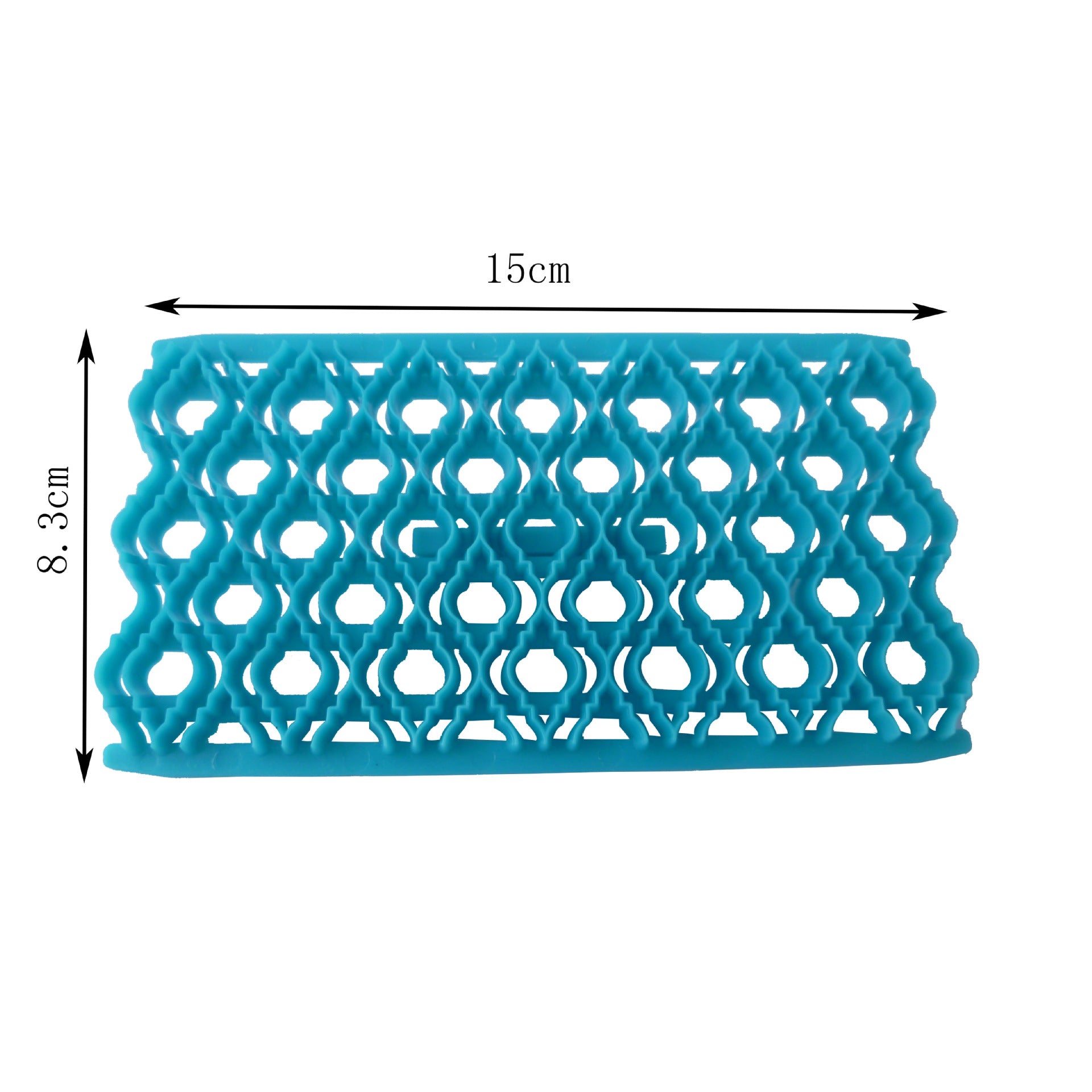Fondant printing mesh template 