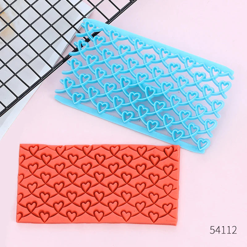 Fondant printing mesh template 
