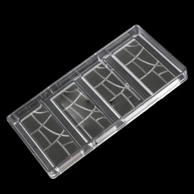 Acrylic chocolate mold rectangular plate