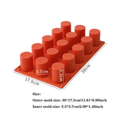 Italian cylindrical cake mold 