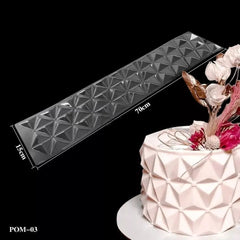 Flexible plastic cake mold bm-1123