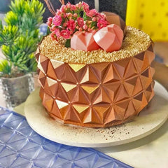 Flexible plastic cake mold bm-1123