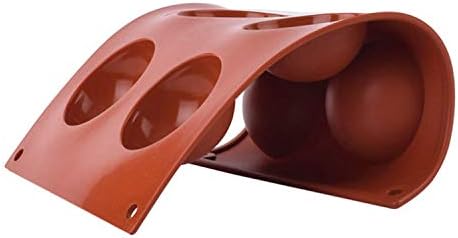 6 cavity hemisphere silicone mold