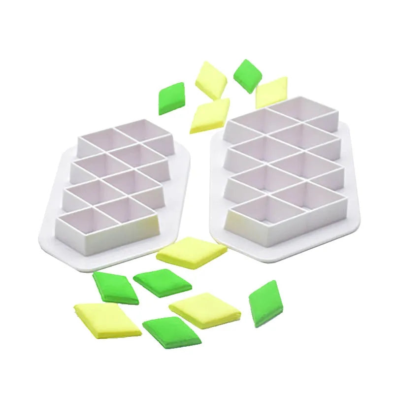 Plastic cutters lozenges 2 pieces 