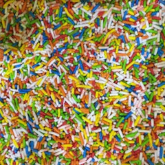 Colored food sprinkles for cake decoration 250 grams