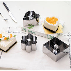Stainless steel cheesecake molds 