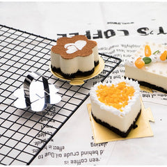Stainless steel cheesecake molds 