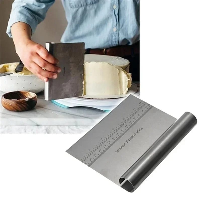 Dough scraper and cutter