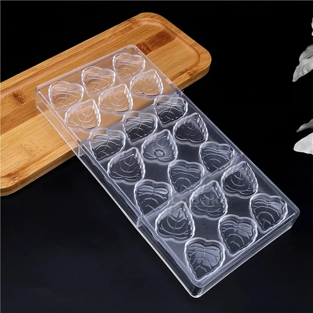 Leaf acrylic chocolate mold
