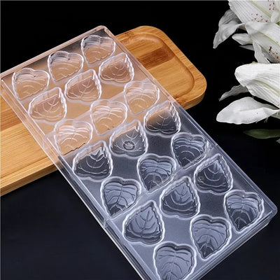 قالب شوكولاته اكريليك ورق شجر