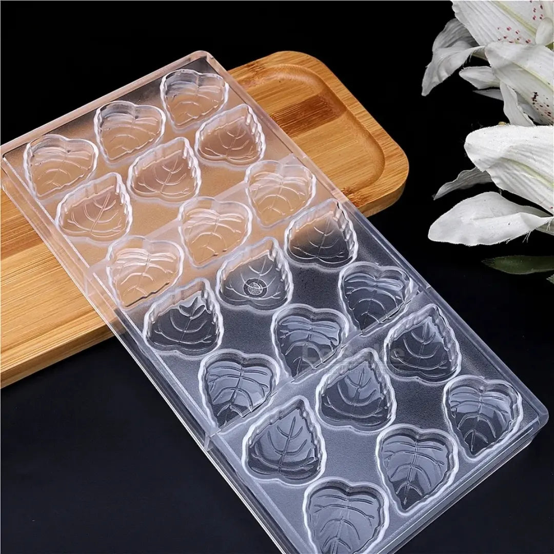 Leaf acrylic chocolate mold